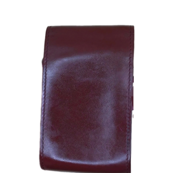 RARE Cartier Bordeaux Burgundy Leather Slim Cigarette Case Multi Pouch (EUC ) - Picture 5 of 9